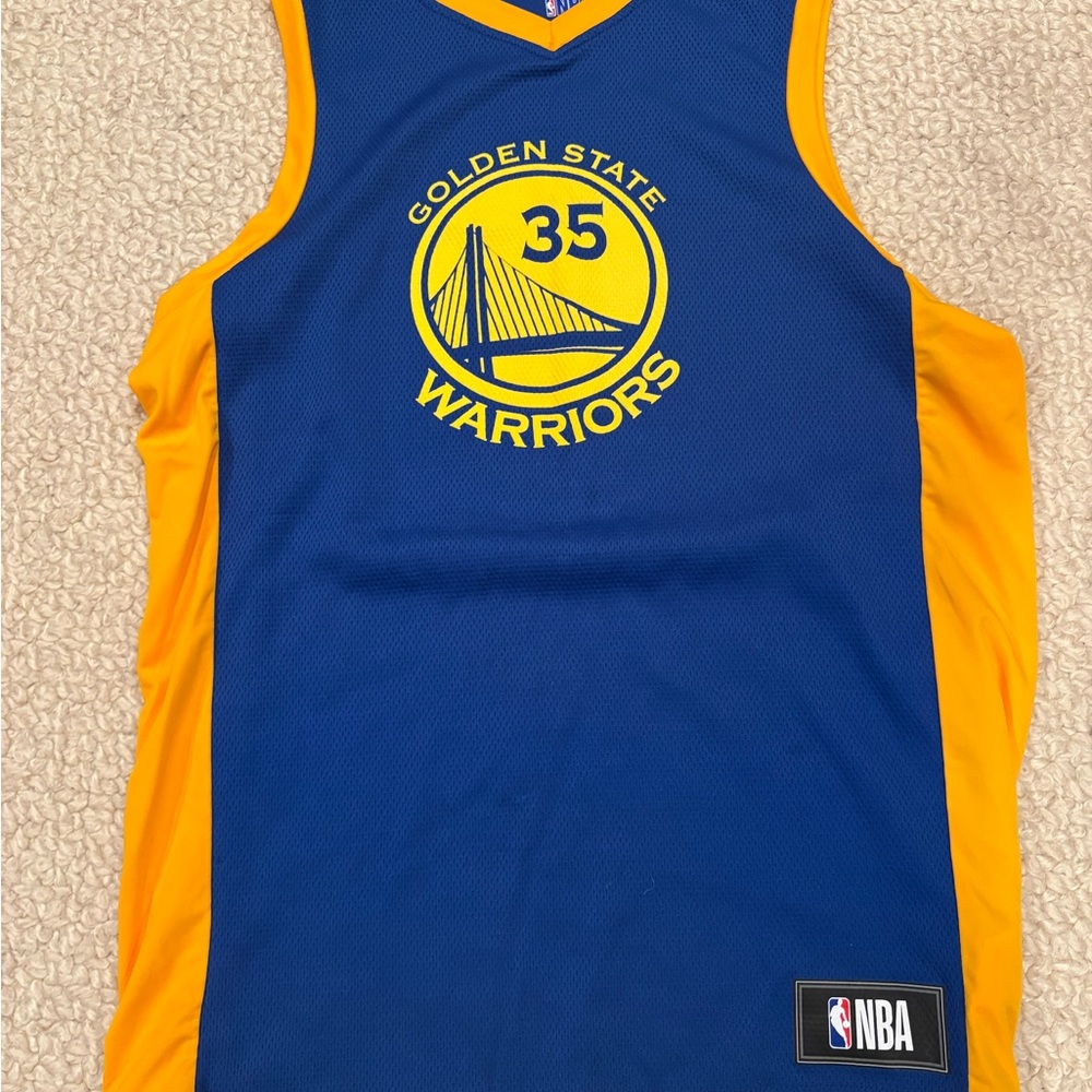 Golden State Warriors Blue and Yellow Jersey